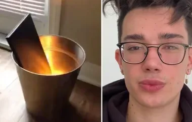 Fans are wilding out setting fire to their James Charles merchandise