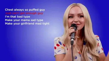 Dove Cameron sings Billie Eilish’s song “Bad Guy”