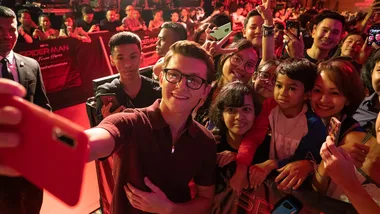 WATCH: Tom Holland attends Spider-Man fan event in Bali