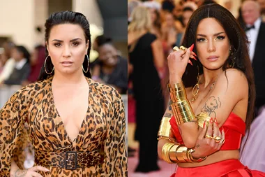 Demi Lovato defends Halsey after receiving backlash for unshaven armpits in Rolling Stone Cover