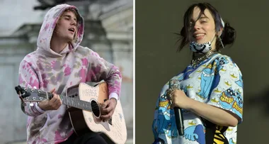 Billie Eilish teams up with idol Justin Bieber for “bad guy” remix