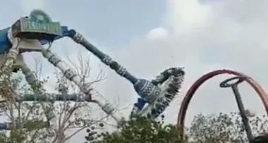 Two dead and dozens injured after theme park ride horrifically snaps in half