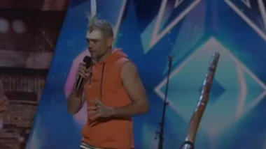 Mitch Tambo receives the last Golden Buzzer on AGT
