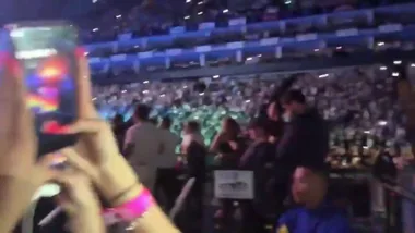 Harry Styles dancing with Milly Bobby Brown at Ariana Grande’s concert