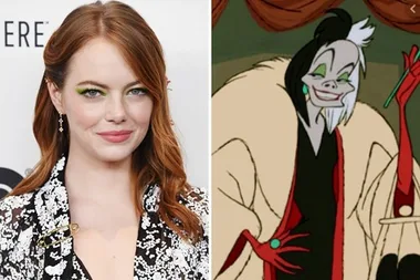 Your first look at Emma Stone as Cruella De Vil!