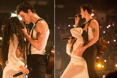 Shawn Mendes and Camila Cabello get HEATED on stage performing “Señorita” at the 2019 VMAs