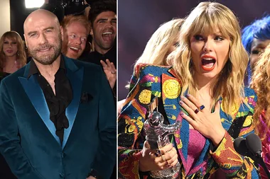 WATCH: John Travolta thought a Taylor Swift drag queen was the actual Taylor Swift at the VMAs
