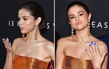 The Heartwarming Reason Why Selena Gomez Painted Her Nails Blue