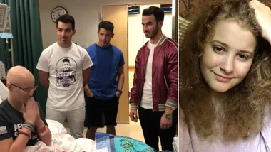 Jonas Brothers make surprise visit to a fan who missed their concert because of her chemotherapy