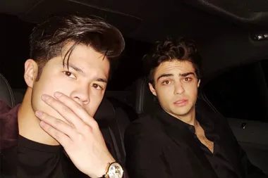 Noah Centineo and Ross Butler pitch a FANTASTIC movie idea together