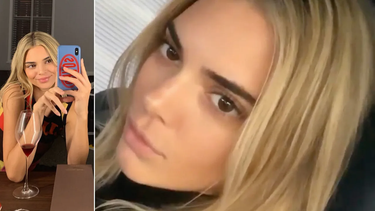 Kendall Jenner dyes her hair blonde