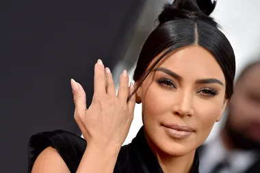 Kim Kardashian stopped for a bikini wax and manicure before North’s birth