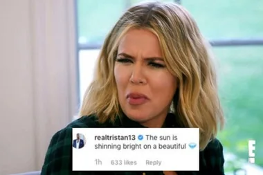 Tristan Thompson left yet another thirsty comment on Khloe Kardashian’s Insta pic