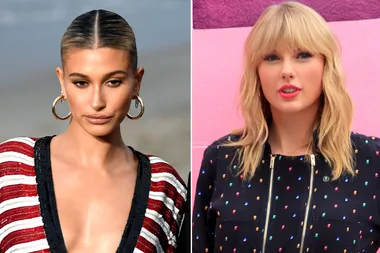 Hailey Baldwin is in a HUGE Twitter feud about Taylor Swift