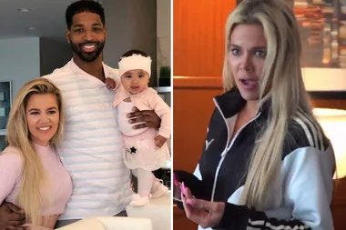 Tristan proposed to Khloe with a PINK diamond ring
