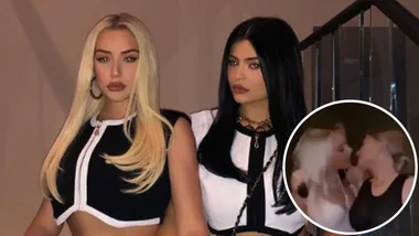 Kylie Jenner and her BFF Stassie are making out for Halloween