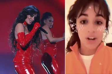 Camila Cabello fell HARD off the stage while performing