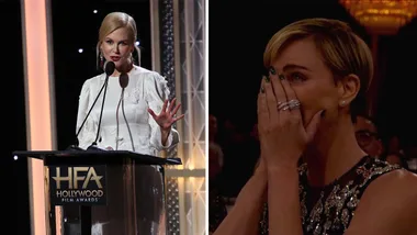 Nicole Kidman brings Charlize Theron to tears in heartfelt speech