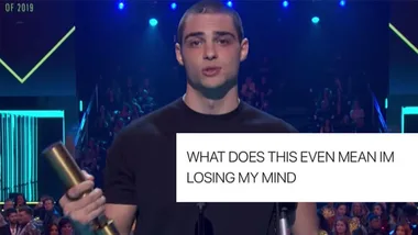 WATCH: Noah Cinteneo’s confusing People’s Choice Award speech