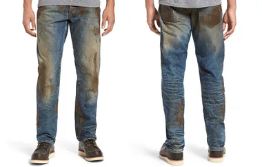 You Won’t Believe How Much These Fake Mud-Stained Jeans Cost