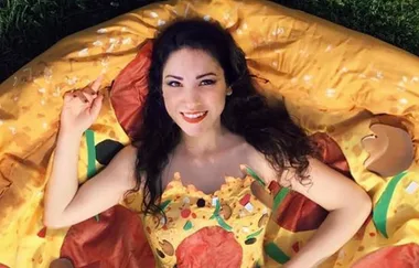 This Girl Created A Pizza Prom Dress & She’s Officially Our New Hero