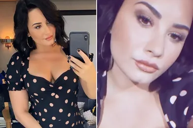 Demi Lovato posts pregnancy photo on Instagram