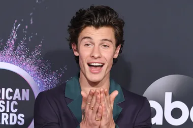 Shawn Mendes greeted fans in his underwear