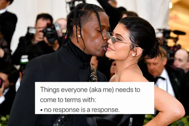 Kylie Jenner just took a dig at Travis Scott on Instagram