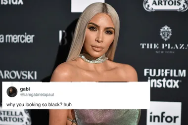 Twitter is accusing Kim Kardashian of blackface…Again