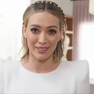 Hilary Duff talks about her wedding dress