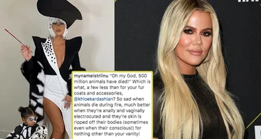 Khloe Kardashian was caught lying about wearing real fur