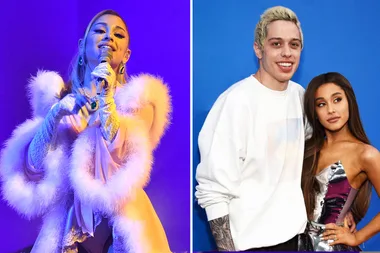 Ariana Grande epically shaded Pete Davidson while on stage at the Grammys