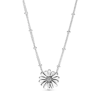 Pandora Pav&eacute; Daisy Flower Collier Necklace