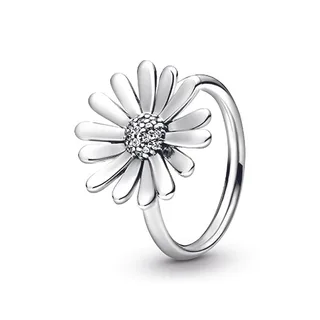 Pandora Pavé Daisy Flower Statement Ring
