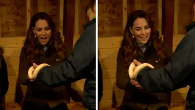Duchess of Cambridge Comes Face-to-Face With a Snake