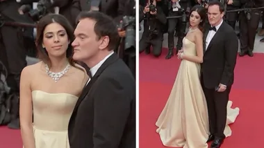 Iconic director Quentin Tarantino and his wife look smitten in Cannes
