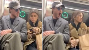 Zendaya and Jacob Elordi catch fan recording while on subway
