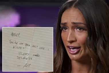 MAFS Hayley unveils the seedy note Michael left for her