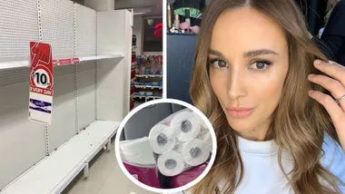 Rebecca Judd films empty shelves amid coronavirus outbreak