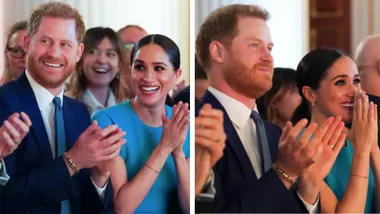 Meghan & Harry react to surprise proposal at Endeavour Fund Awards