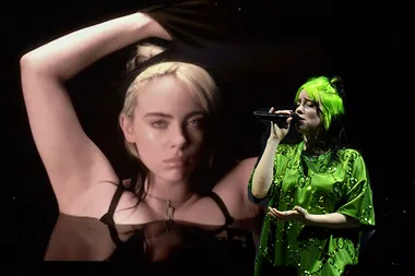 Billie Eilish strips off on stage to shut down shamers for good