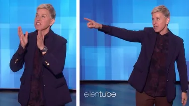 Ellen jokingly threatens to kick out audience members if they ‘sniffle’