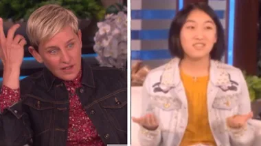 Moment Ellen DeGeneres snaps at translator