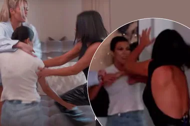 Kim and Kourtney Kardashian get into ANOTHER physical fight in ‘KUWTK’