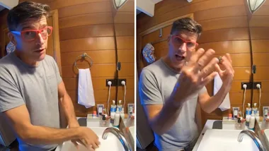 Osher Günsberg shares hand washing guide to limit virus spread