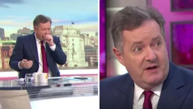 Viewers worried as Piers Morgan coughs several times