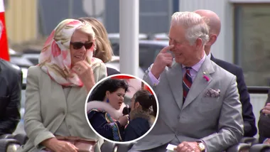 Prince Charles and Camilla laugh at traditional Inuit throat singing