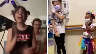 Camila Cabello and Shawn Mendes virtually visit kids hospital