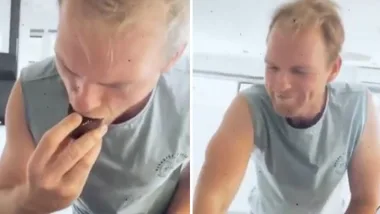 Jarrod Woodgate is PRANKED by The Bachelor’s Renee Barrett