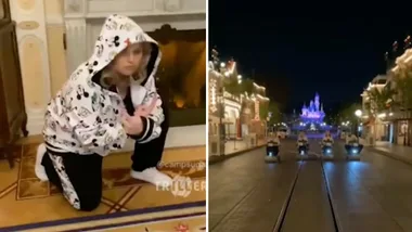 Rebel Wilson celebrates birthday at Disneyland after-dark